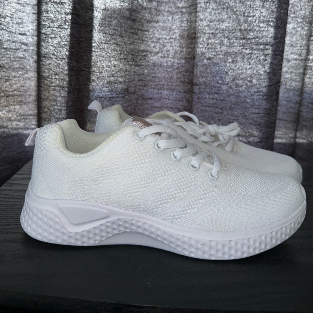 White Running Shoe